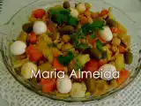 Receita Salada de grão de bico com bacalhau (maria almeida)