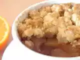 Receita Crumble de maçã e tangerina