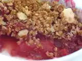 Receita Crumble rápido de morango
