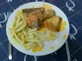 Receita Frango na fussion cook com batatas fritas na actifry