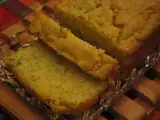 Receita Pão de abobrinhas e queijo de cabra (cake courgettes et chevre)
