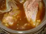 Receita Coxa de frango marinada da fabi.