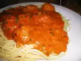 Receita Bolas de quorn com molho de tomate e menta