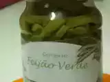 Receita Conserva de feijão verde