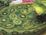 Receita Gelatina de kiwi