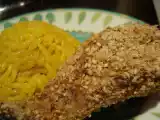 Receita Coxa de frango com gergelim