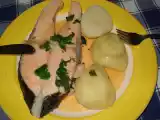 Receita Salmão com coentros...