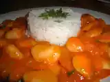Receita Feijoada de camarão com arroz de alho