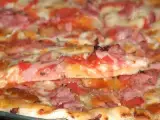 Receita Pizza com massa de azeite / olive oil dough - artisan bread