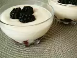 Receita Mousse de limão e amoras
