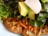 Receita Waffle com abobrinha
