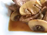 Receita Bifes com molho de cogumelos