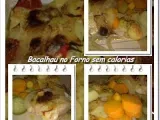 Receita Bacalhau no forno sem calorias