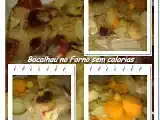 Receita Bacalhau no forno sem calorias