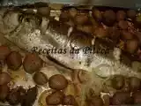 Receita Fataça do mar assada com batatinhas