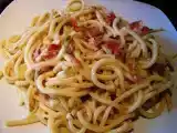 Receita Carbonara sem natas