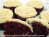 Receita Cupcake de veludo vermelho (red velvet cupcake)