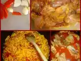Receita Moamba de galinha com funge e pirão