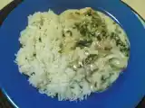 Receita Gratinado de frango e espinafres