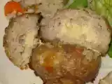 Receita Almôndegas de porco recheadas