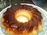 Receita Pudim de pão no microondas