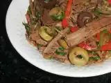 Receita Lagarto desfiado