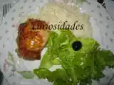 Receita Frango á maricas com arroz e salada