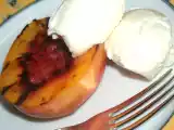 Receita Nectarina assada com creme de mascarpone