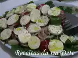 Receita Salada de rúcula com mussarela de búfala