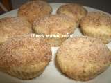 Receita Muffins de batata doce com crosta de canela e açúcar