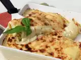 Receita Canelones de bacalhau
