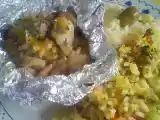 Receita Frango em papelotes ao molho de mel e mostarda