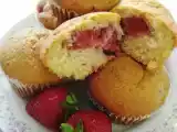 Receita Cupcake de morango e iogurte