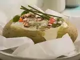Receita Batata recheada com carne moída