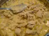 Receita Strogonoff de perú