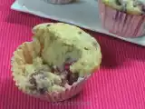 Receita Muffins de banana e framboesa