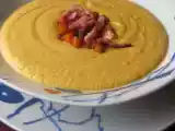 Receita Creme de cenoura com bacon