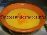 Receita Creme de grão de bico com juliana de cenoura