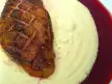 Receita Magret de pato com puré de batata e porto de especiarias