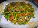 Receita Legumes salteados com alho e ervas