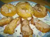Receita Fritos de ananás e banana