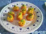 Receita Canapés de cenoura, abóbora e ervas finas.