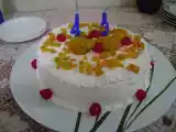 Receita Um aniversário e um bolo de pessego ou melhor de durazno