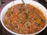 Receita Carne com feijão
