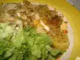 Receita Bacalhau dourado com cobertura de broa aromatizada...