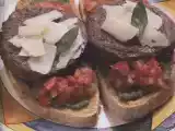 Receita Hambúrguer com pesto no pão