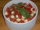 Receita Salada de tomate cherry e queijo bocconcini