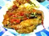 Receita Febras na frigideira com pimentos