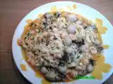Receita Risotto com choquinhos e camarão na fussion cook