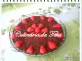 Receita Pavê de brigadeiro com morangos